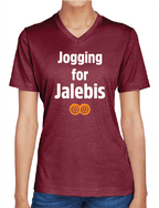 Jogging for Jalebis V-Neck by Modern Desi
