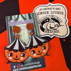 Johanna Parker Design Halloween Carnival Earrings - PUMPKIN Earrings La Vie Bien Johanna Parker Design Halloween Carnival Earrings - PUMPKIN