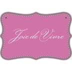 Joie de Vivre Wood Panel Painting — Rustic Home Wall Decor Sign by Printify