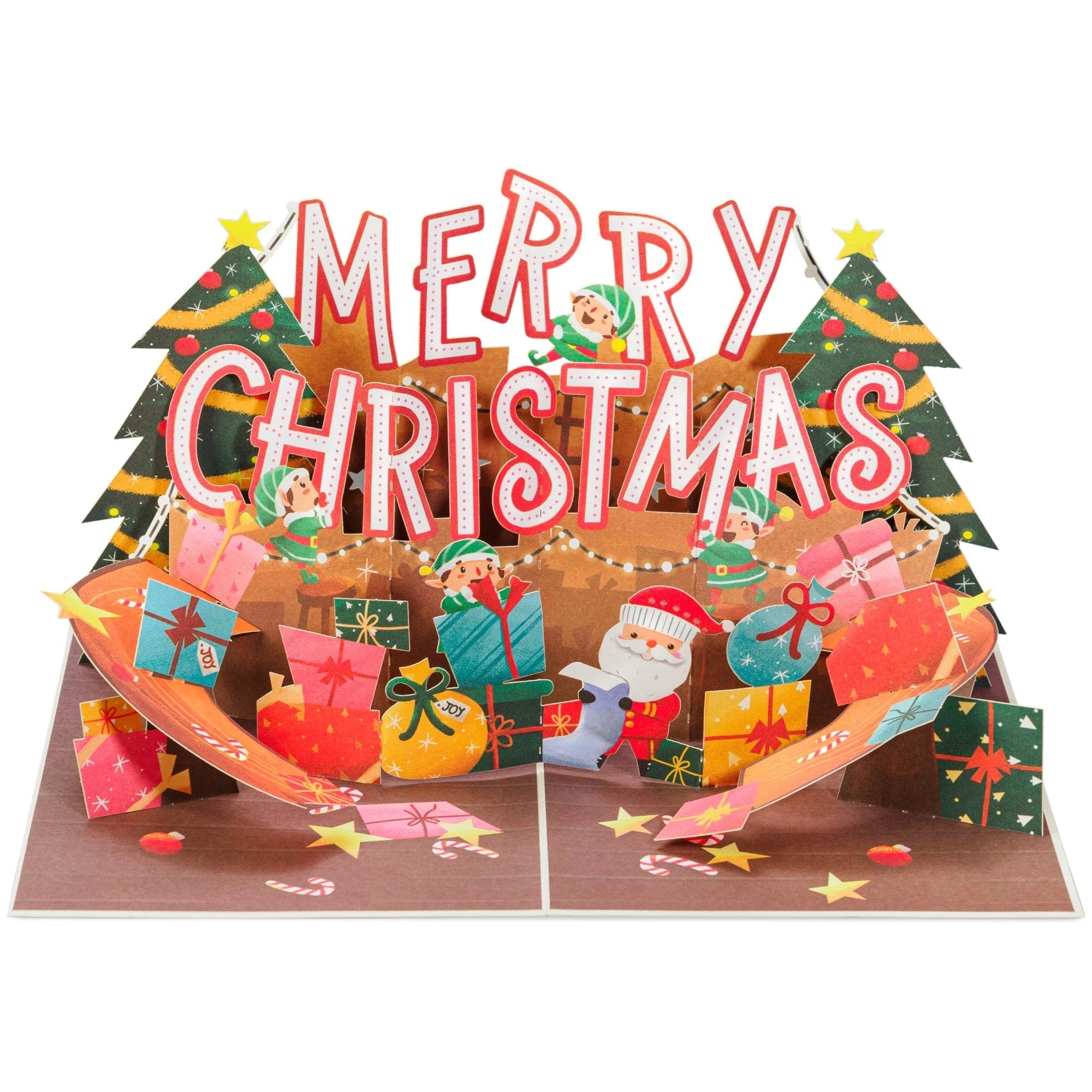 Jolly Merry Christmas Pop Up Card by Paper Love