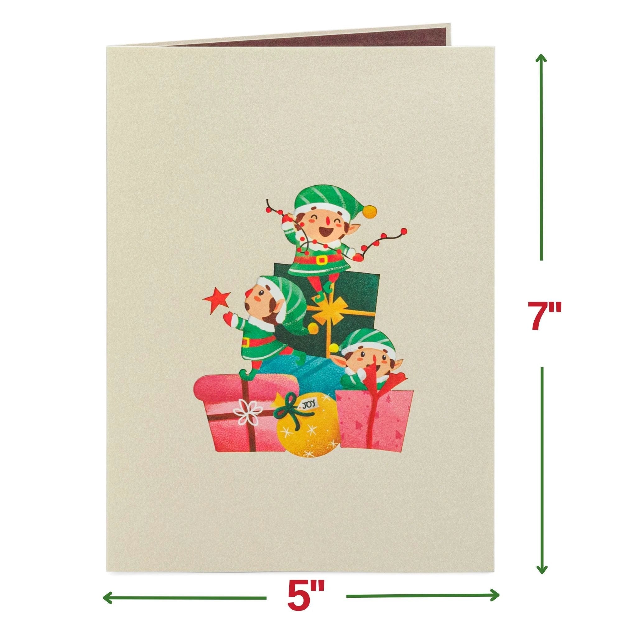 Jolly Merry Christmas Pop Up Card by Paper Love