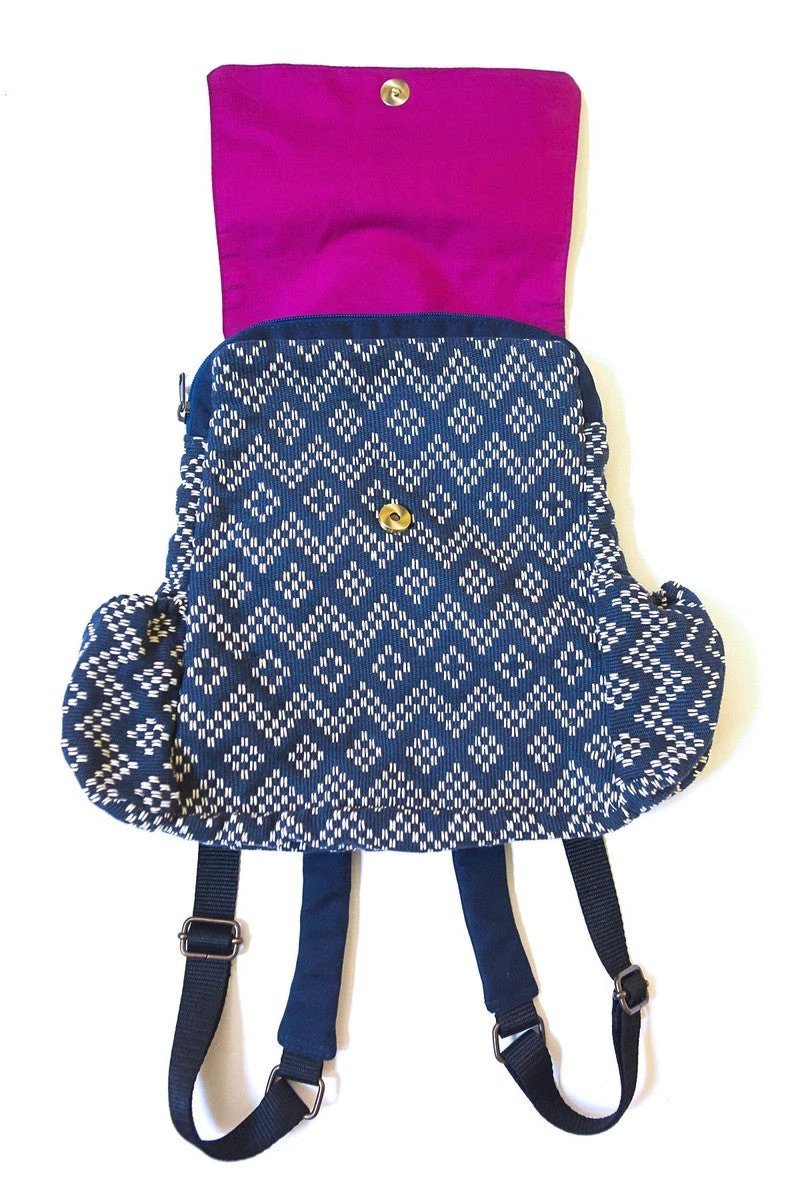 Journeyer Backpack - Woven Geometrics by Fair Anita