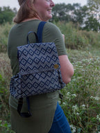 Journeyer Backpack - Woven Geometrics by Fair Anita