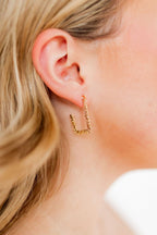Joy Hoop Earrings - Gold