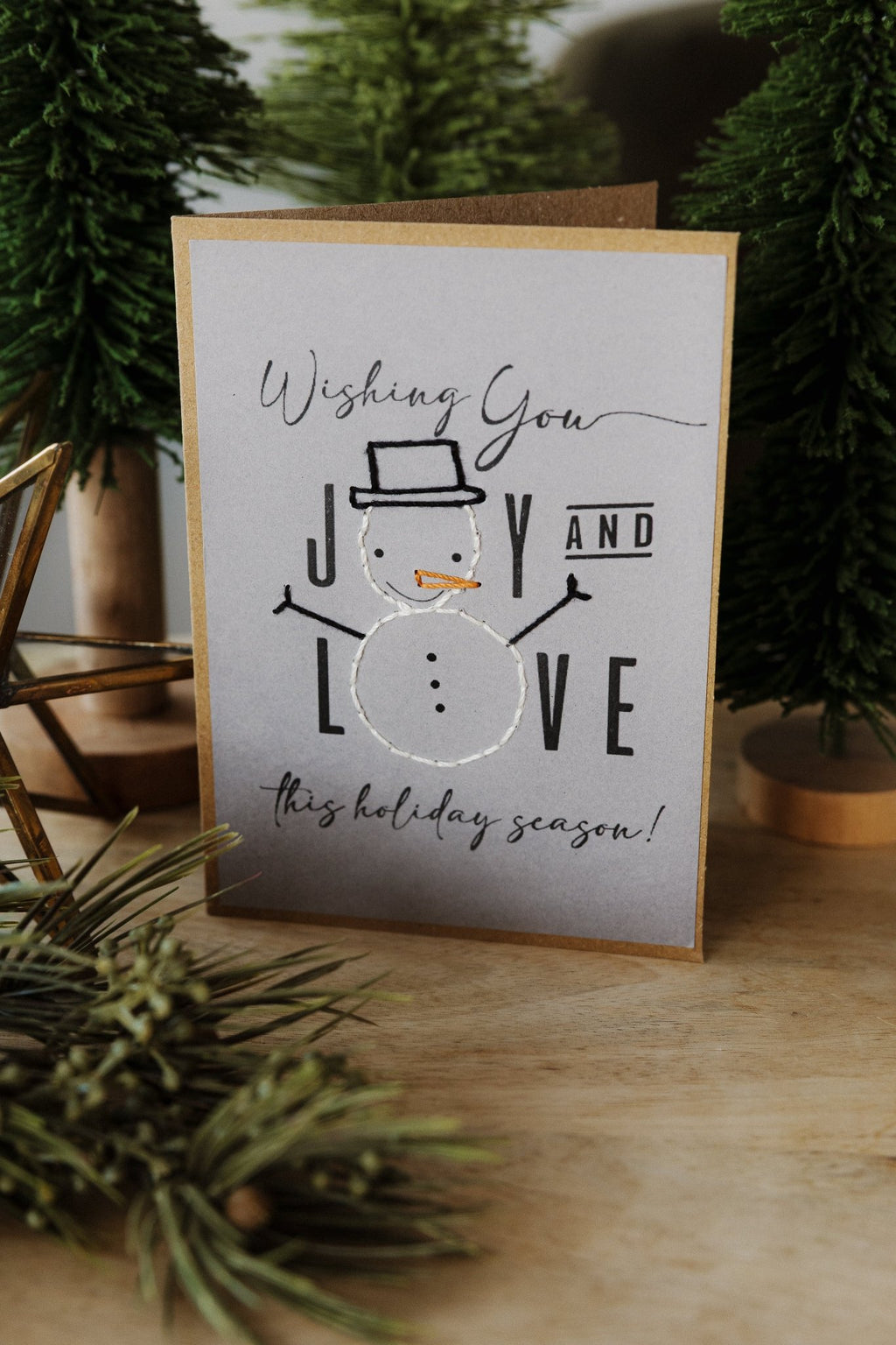 Joy & Love Holiday Greeting Cards Christmas La Vie Bien Joy & Love Holiday Greeting Cards