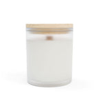 Joyeux Noël Frosted Glass Candle — 11oz Holiday Cottage Scented Candle Home Decor La Vie Bien Joyeux Noël Frosted Glass Candle — 11oz Holiday Cottage Scented Candle