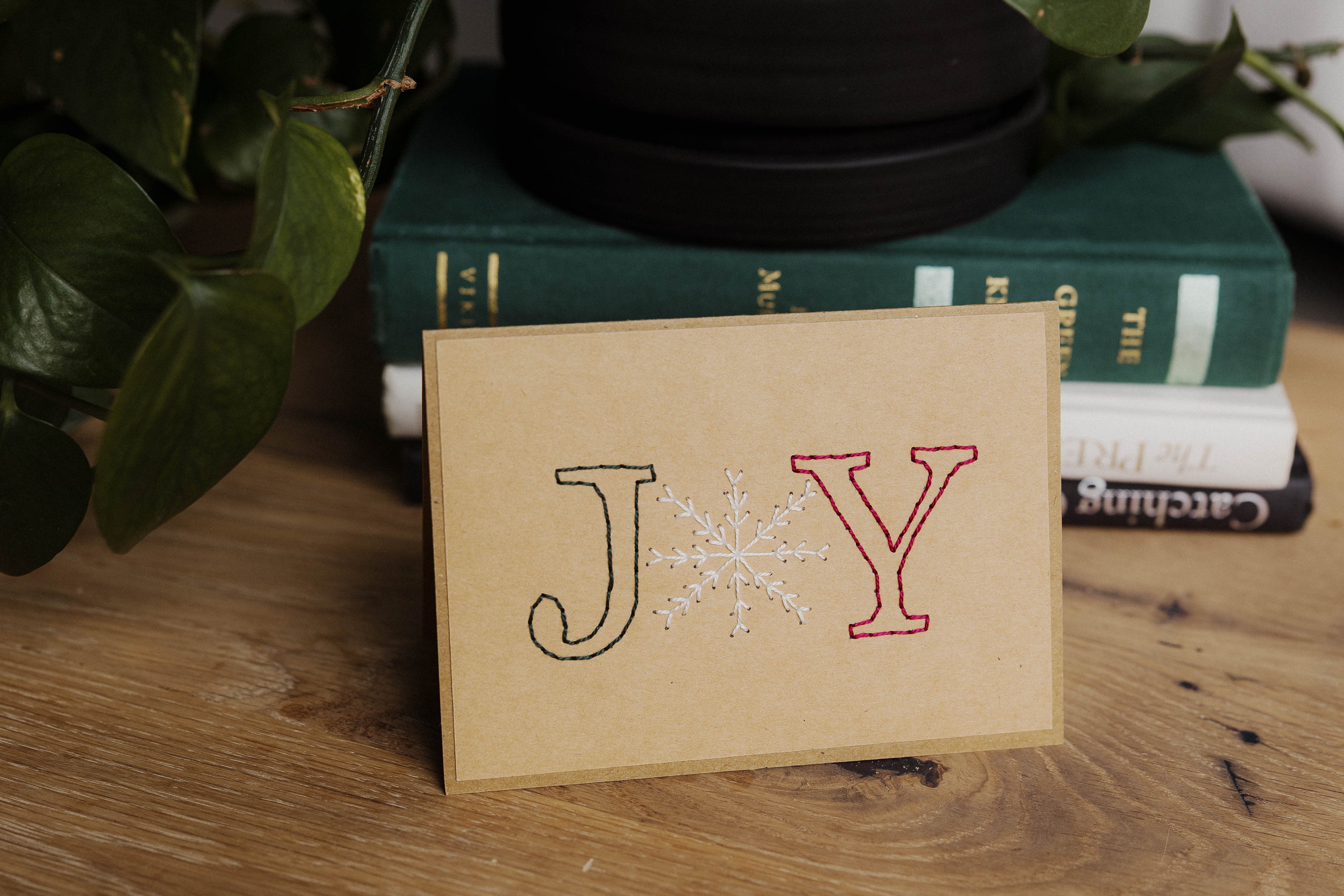 Joy Snowflake Greeting Cards