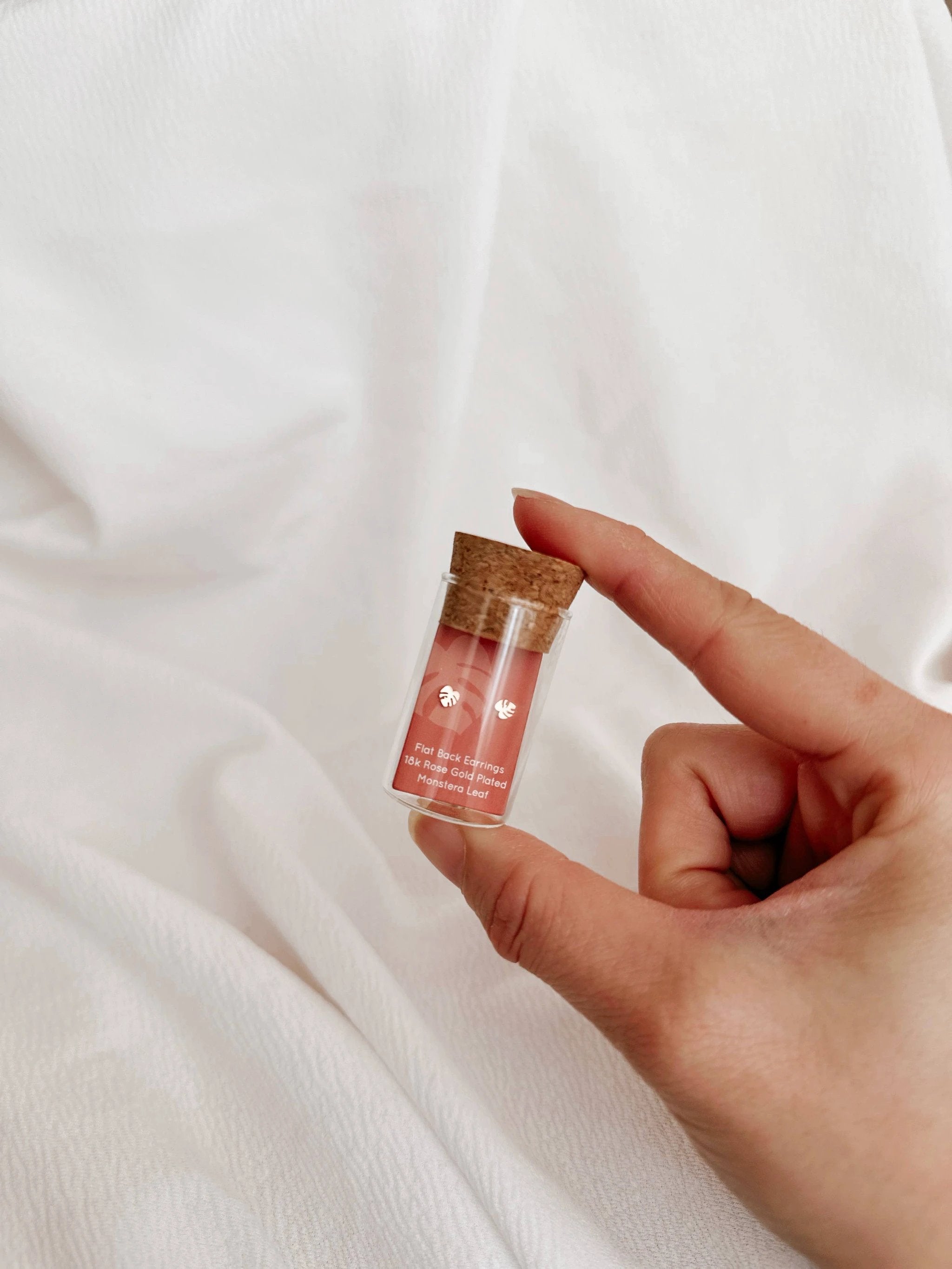 Flat Back Teeny Tiny Monstera Deliciosa Plant Studs by JT Trading Post