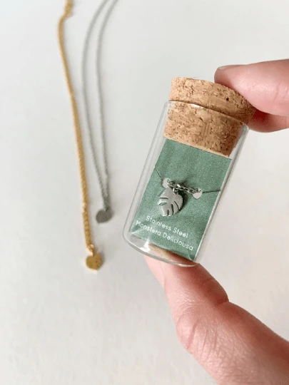 Monstera Deliciosa Charm Bracelet by JT Trading Post