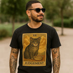 Judgement Cat Tarot T-Shirt Guys Shirt La Vie Bien Judgement Cat Tarot T-Shirt