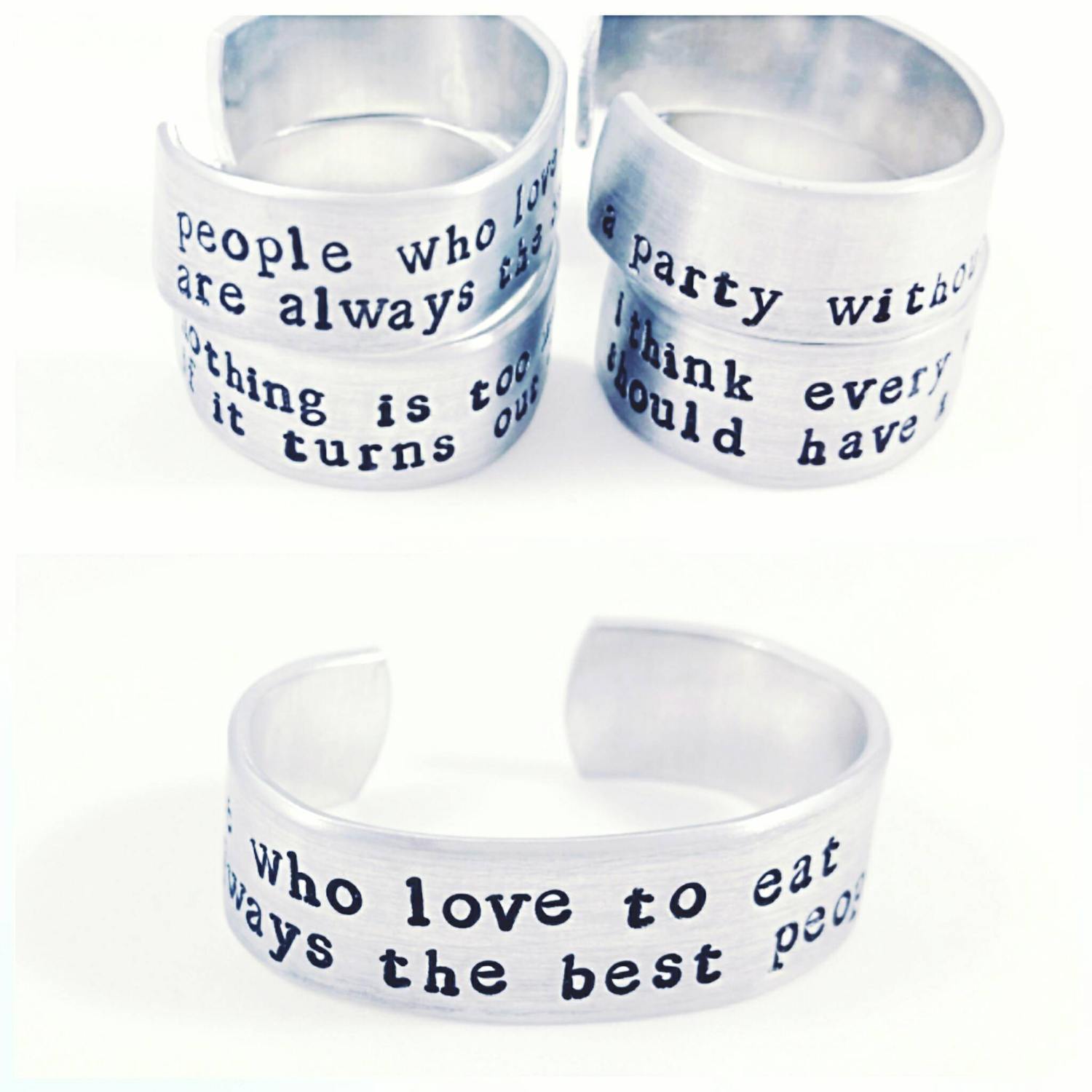 Julia Child Quotes Napkin Rings Home Goods La Vie Bien Julia Child Quotes Napkin Rings