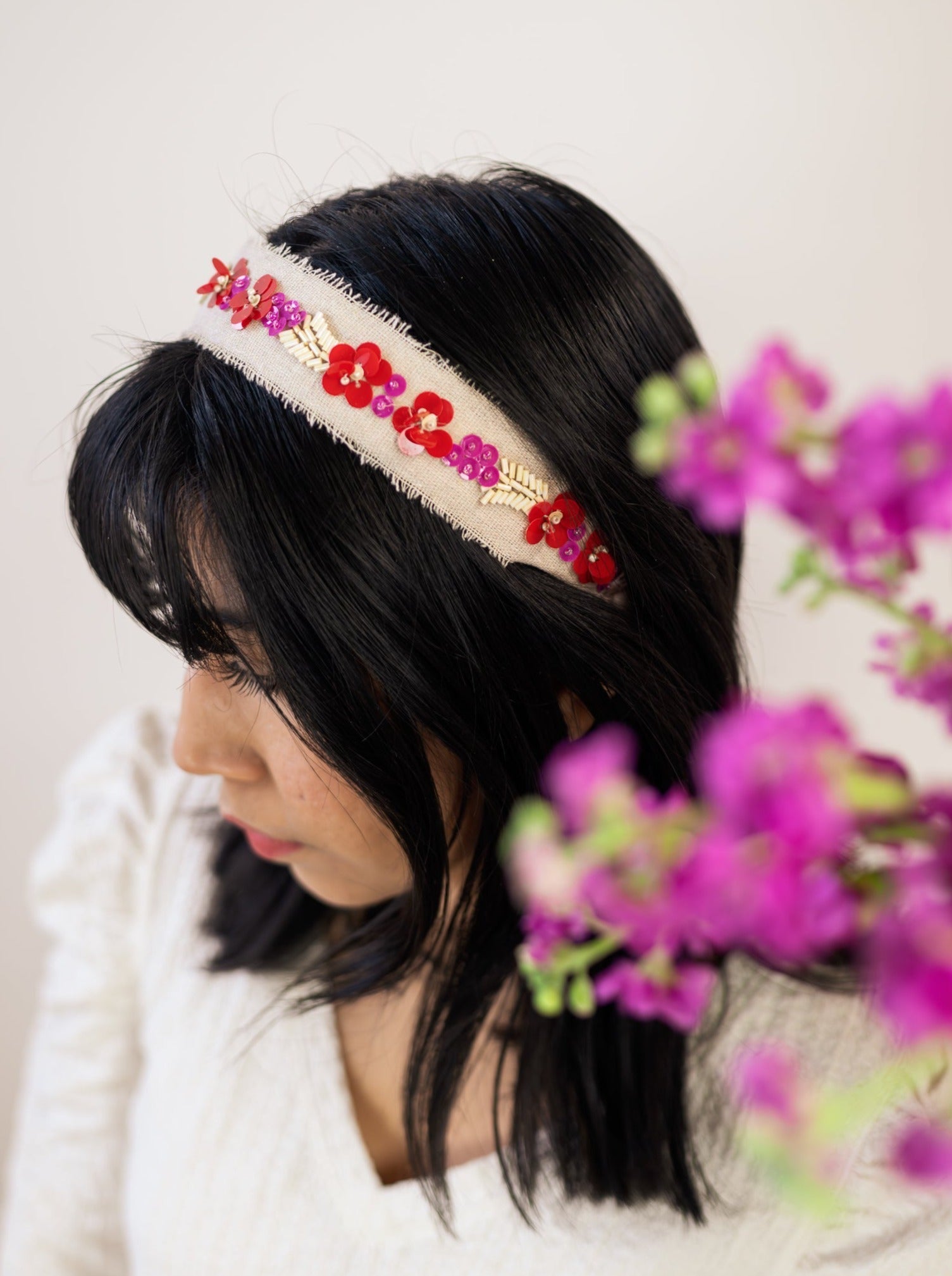 Juliet Beaded Headband by Ash & Rose