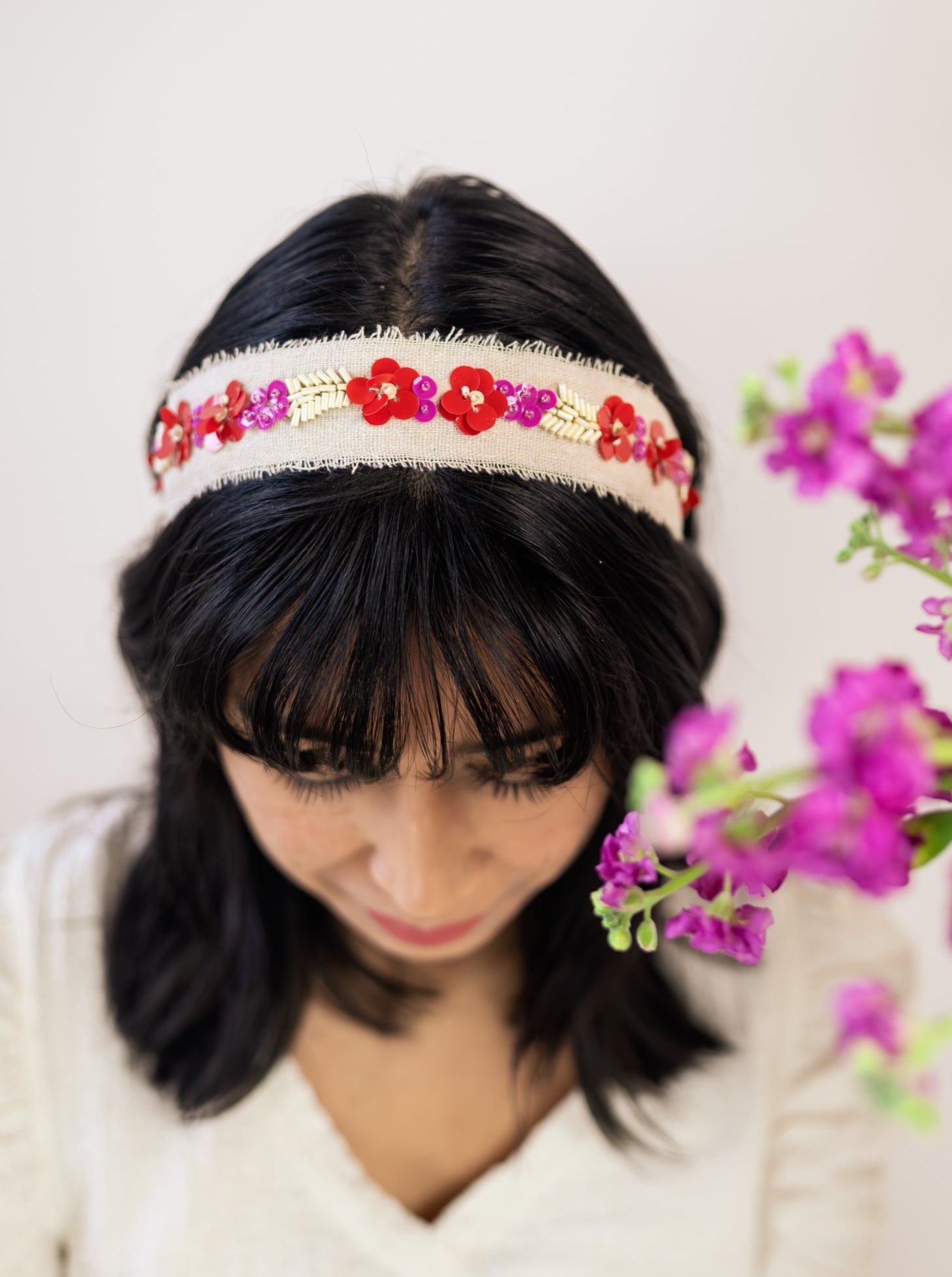 Juliet Beaded Headband by Ash & Rose