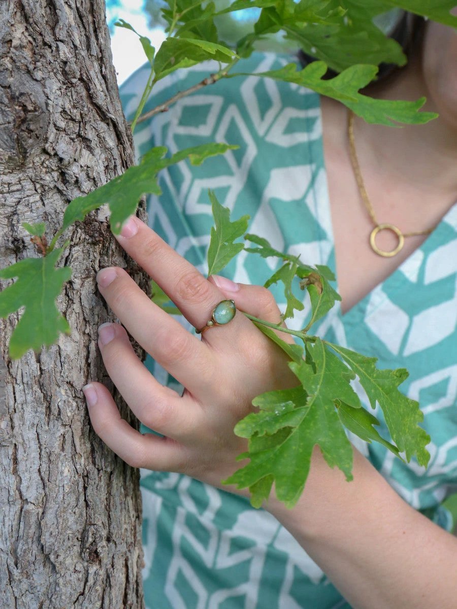 Julieta Chalcedony Ring by Fair Anita