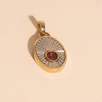 July Birthstone Necklace Charm Necklace Charm La Vie Bien July Birthstone Necklace Charm