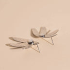 Jumbo Half Bloomed Stud Earrings by Oh Clementine