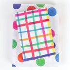 Jumbo Plaid/Dot • Double-Sided Eco Party Wrapping Paper La Vie Bien Jumbo Plaid/Dot • Double-Sided Eco Party Wrapping Paper