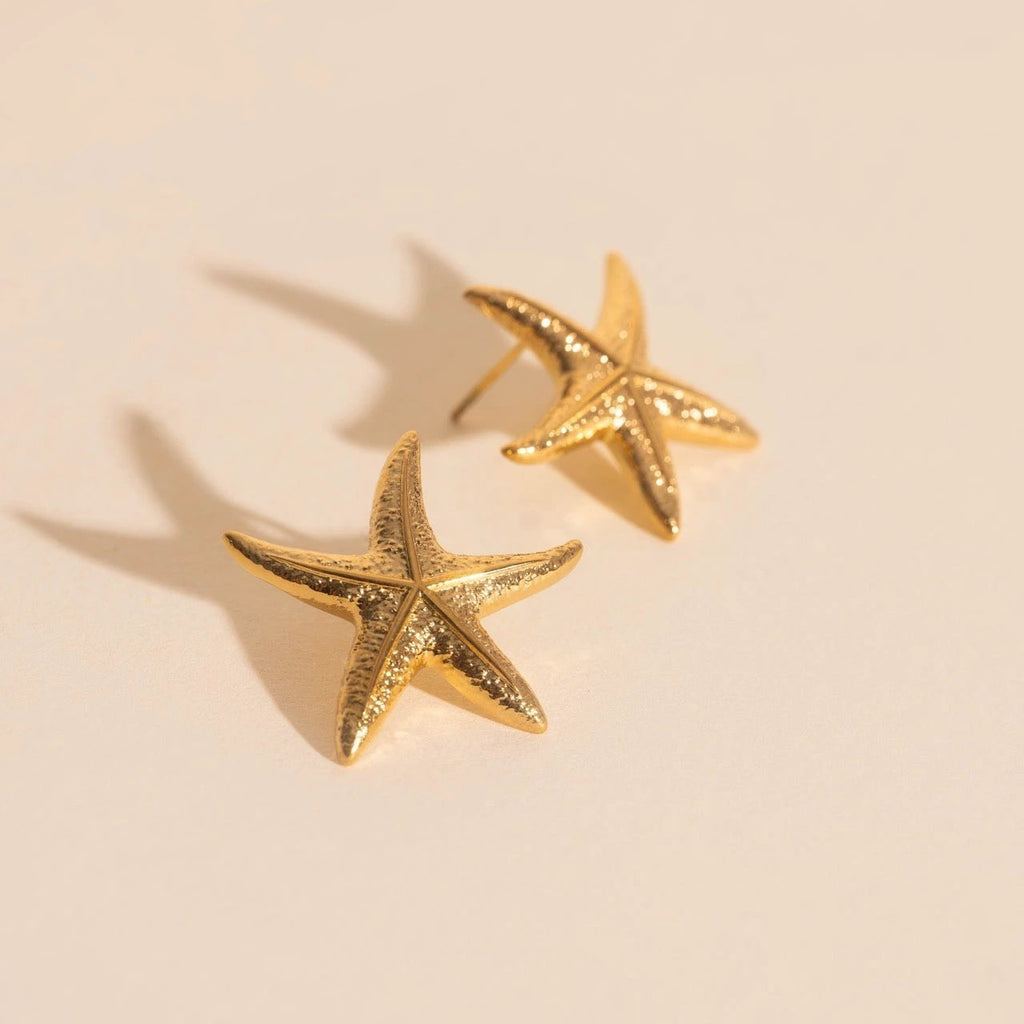 Jumbo Starfish Stud Earrings by Oh Clementine