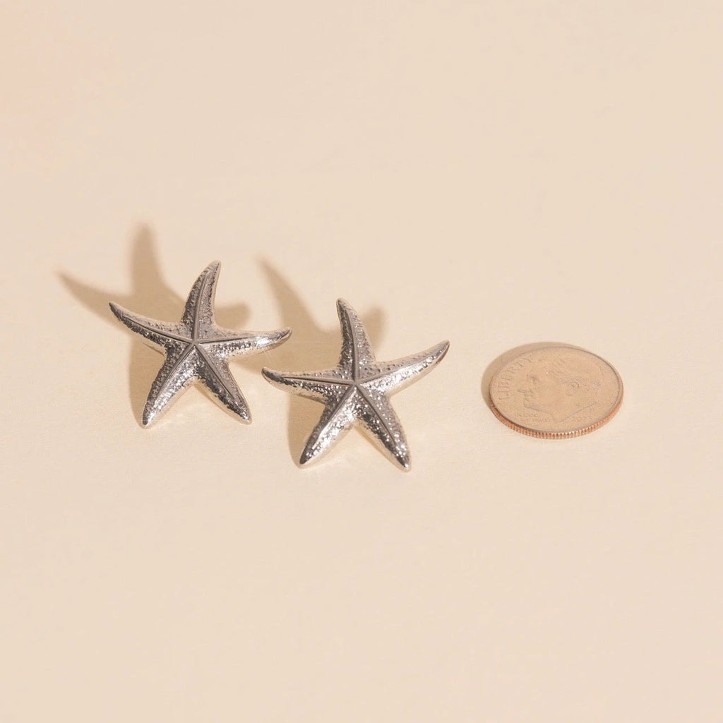 Jumbo Starfish Stud Earrings by Oh Clementine