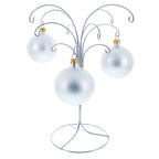 12-Arm Spiral Fountain Brass Silver Metal Ornament Stand Display 11.5 Inches