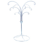 12-Arm Spiral Fountain Brass Silver Metal Ornament Stand Display 11.5 Inches