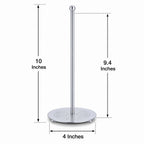 Ornate Silver Metal Rod Tree Topper Stand Display Stand 10 Inches