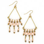 Jungle Orchid Glass Earrings