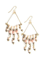Jungle Orchid Glass Earrings