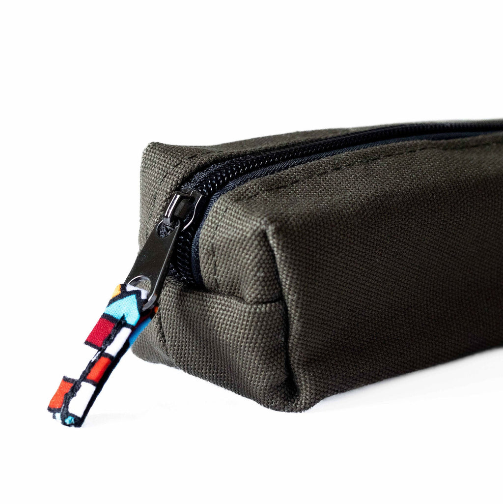 Canvas Pencil Pouch, Zipper Pencil Bag Case