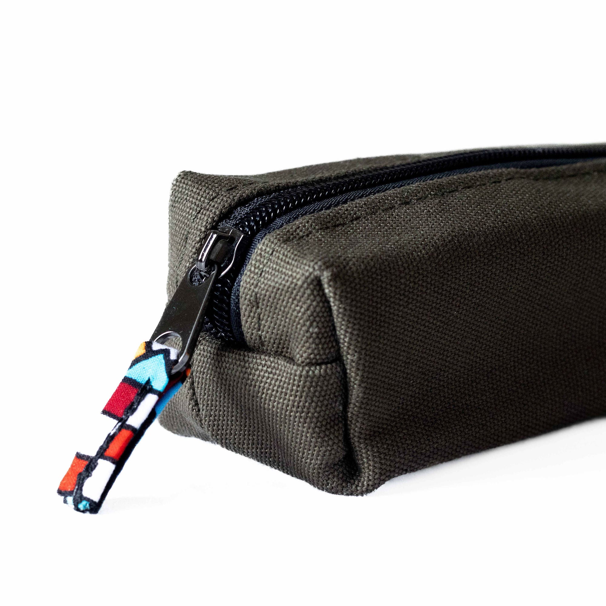 Canvas Pencil Pouch, Zipper Pencil Bag Case