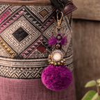 Jupiter Pom Pom Zipper Pull - Thailand Zipper Pulls La Vie Bien Jupiter Pom Pom Zipper Pull - Thailand