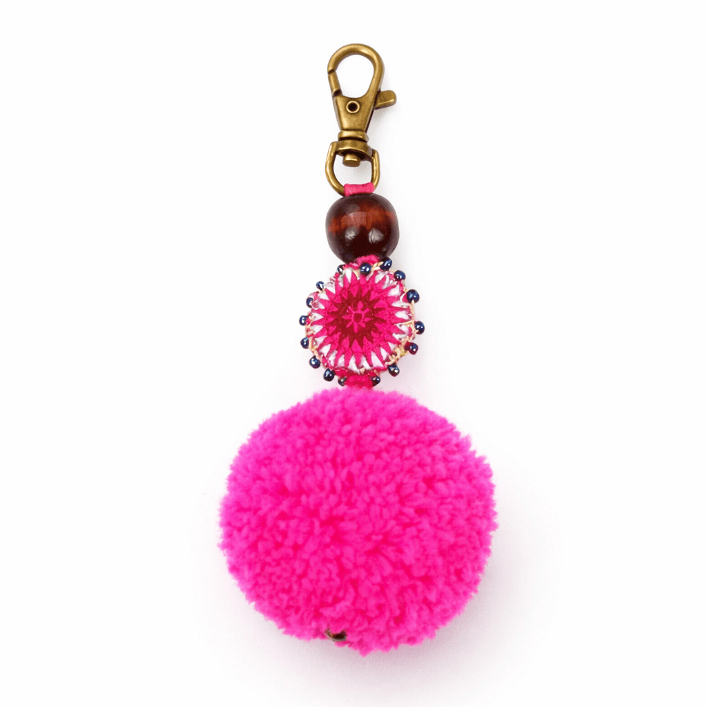 Jupiter Pom Pom Zipper Pull - Thailand Zipper Pulls La Vie Bien Jupiter Pom Pom Zipper Pull - Thailand