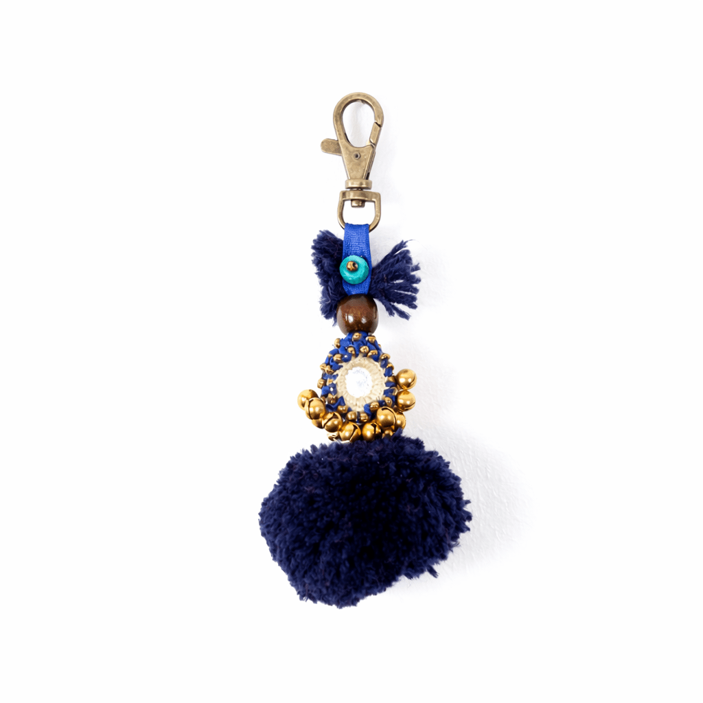 Jupiter Pom Pom Zipper Pull - Thailand Zipper Pulls La Vie Bien Jupiter Pom Pom Zipper Pull - Thailand