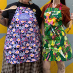 Just A Girl Staring At A Dinner Asking It To Cook Itself Funny Cooking and BBQ Apron 2 Pockets Adjustable Strap 100% Cotton | Gift for Her by The Bullish Store