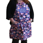 Just A Girl Staring At A Dinner Asking It To Cook Itself Funny Cooking and BBQ Apron 2 Pockets Adjustable Strap 100% Cotton | Gift for Her by The Bullish Store