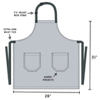 Just A Girl Staring At A Dinner Asking It To Cook Itself Funny Cooking and BBQ Apron 2 Pockets Adjustable Strap 100% Cotton | Gift for Her by The Bullish Store