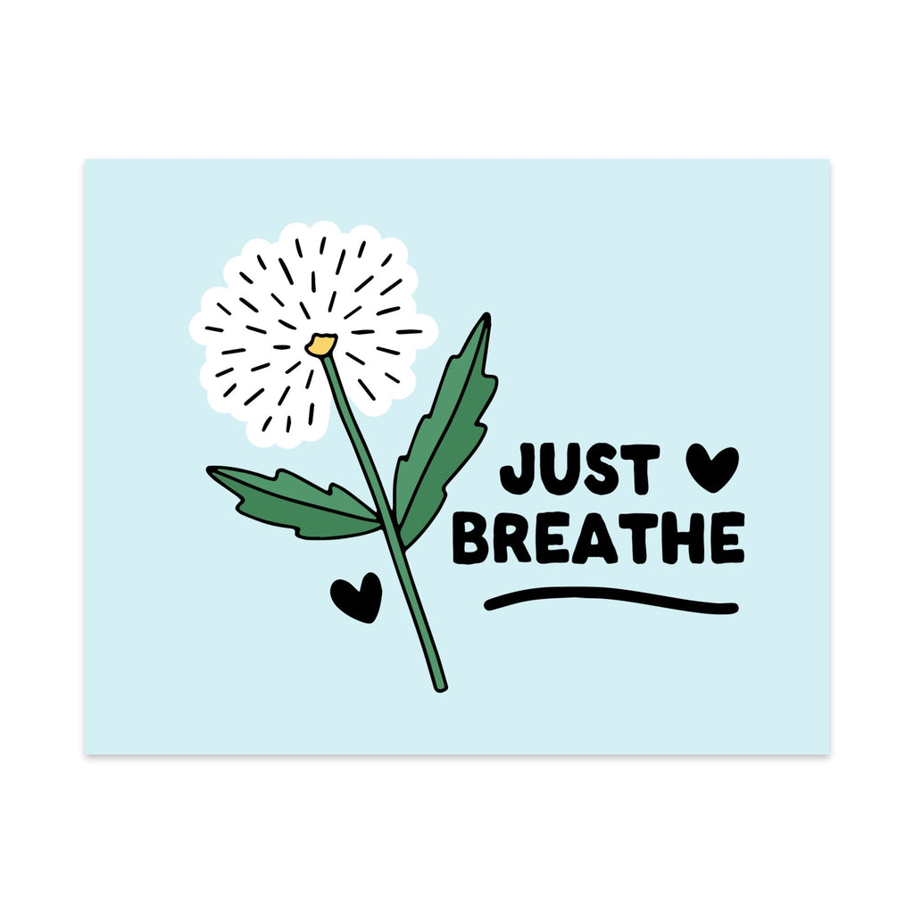 Just Breathe Unframed Art Print Art Print La Vie Bien Just Breathe Unframed Art Print