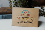 Just Married Greeting Card Greeting Cards La Vie Bien Just Married Greeting Card