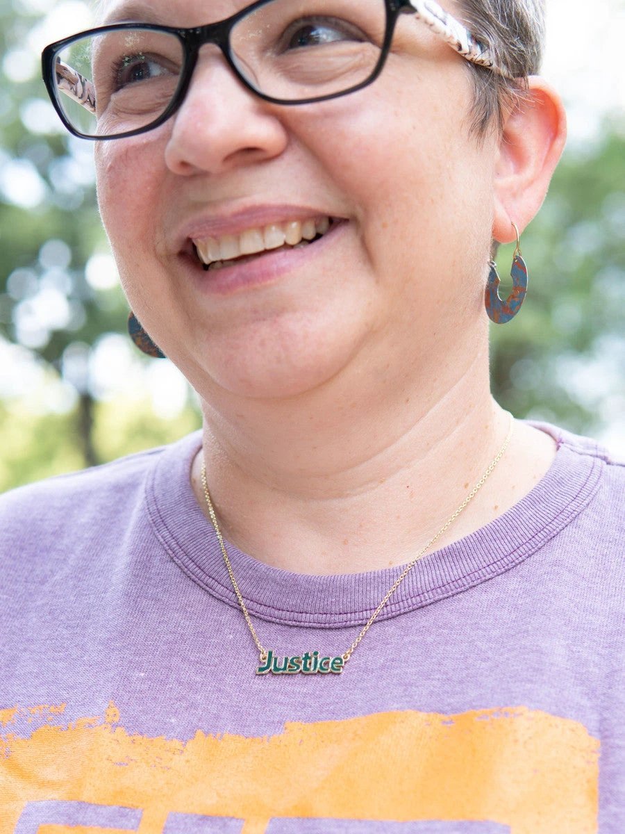 Justice Necklace by Fair Anita