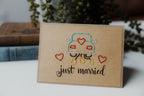Just Married Greeting Card