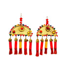 Jute Hanging with Tassels Festive Decor La Vie Bien Jute Hanging with Tassels