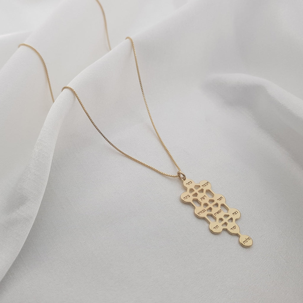 Kabbalah Tree Necklace La Vie Bien Kabbalah Tree Necklace