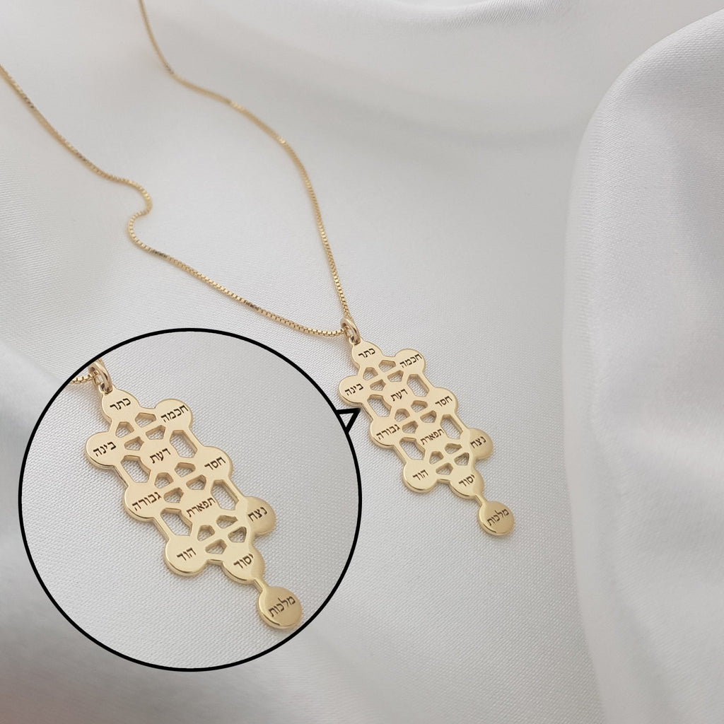 Kabbalah Tree Necklace La Vie Bien Kabbalah Tree Necklace