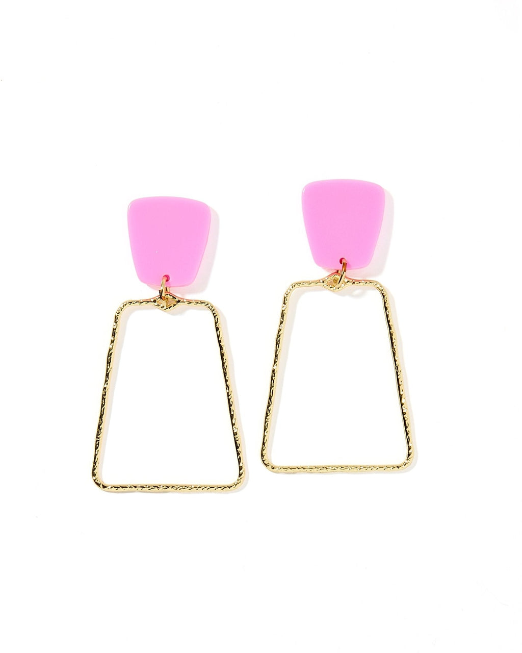 Kaelyn Statement Earrings - Bubble Gum
