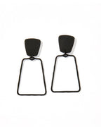 Kaelyn Statement Earrings - True Black