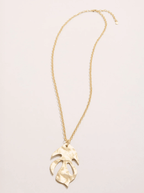 Kai Leaf Necklace – 28" La Vie Bien Kai Leaf Necklace – 28"