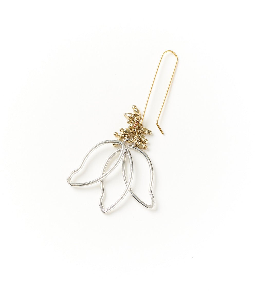 Kairavini Lotus Petal Drop Earrings HME stock line La Vie Bien Kairavini Lotus Petal Drop Earrings