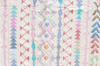 Kaleidoscope Hand - stitched Cotton Tribal Kantha Throw