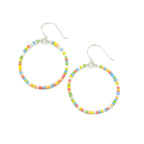 Kaleidoscope silver earrings by Alegria Accessories Inc