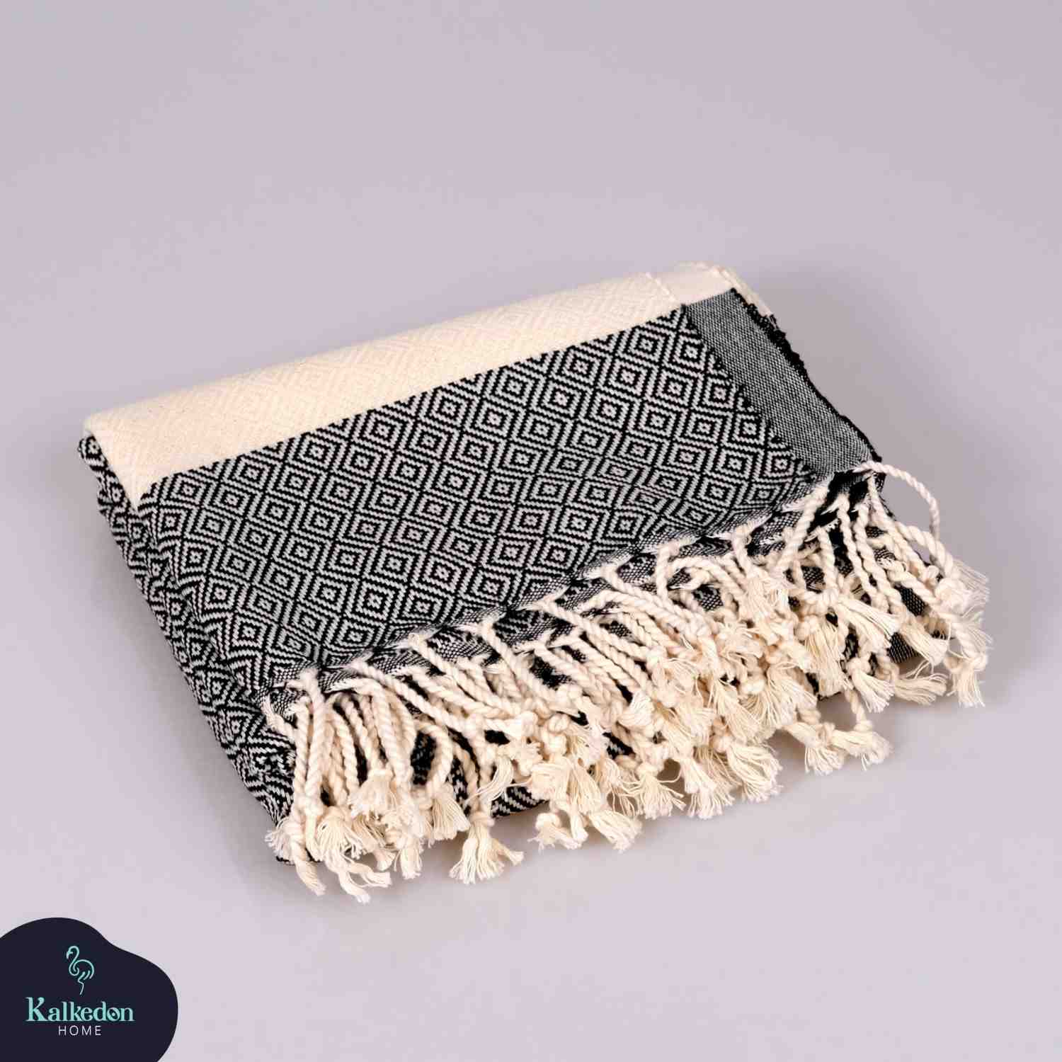 "Diamond" 100% Premium Turkish Cotton hand woven towel